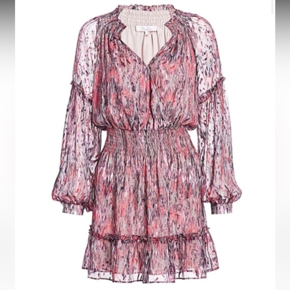 Parker “Parma Burnout Dress” Silk/Viscose Size Small New Without Tags! - Picture 5 of 10